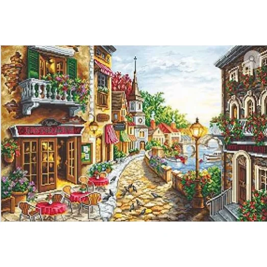 LETI 904 Приглашение пообедать. Набор для вышивки крестом. Luca-s