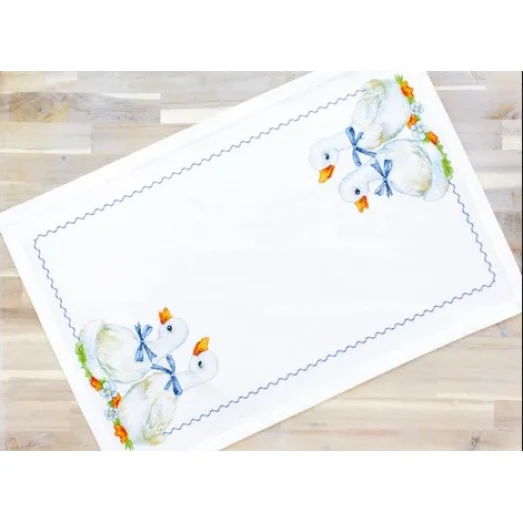 FM004 Набор для вышивки Салфетки нитками. Luca-s