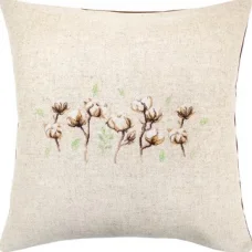 PB203 Цветы. Набор для вышивки подушки нитками. Luca-s