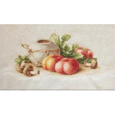 BL2249 Натюрморт с овощами. Набор для вышивки нитками. Luca-s 