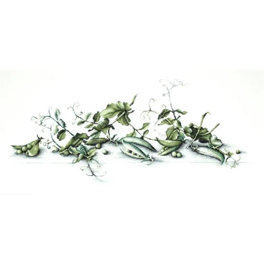 B2256 Горох. Набор для вышивки нитками. Luca-s