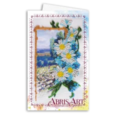 АОМ-002 Открытка-конверт. Ромашковое поле. Абрис Арт