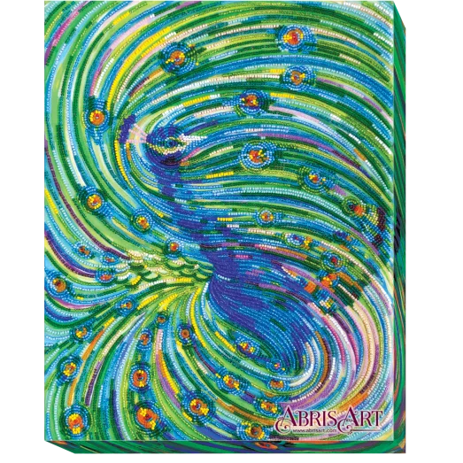 АВ-431 Изумрудный вихрь. Набор для вышивки бисером. Абрис Арт