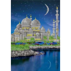 АХ2-067 Мечеть. Схема для вышивки бисером. А-Строчка