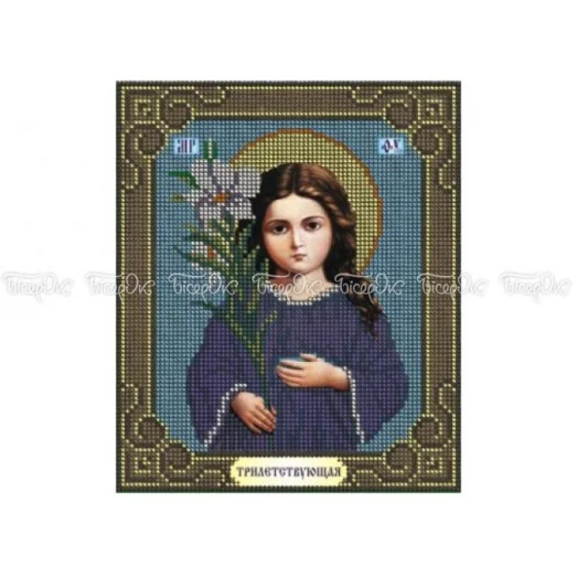 ЧВ-3015_1 Трилетствующая. Схема для для вышивки бисером Бисерок