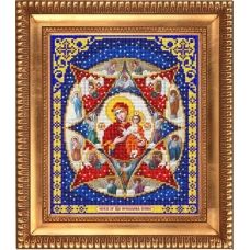 И-4025 Пресвятая Богородица Неопалимая Купина. Схема для вышивки бисером Благовест