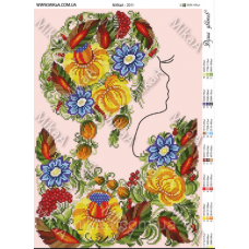 МИКА-2011 (А3) Душа цветов. Схема для вышивки бисером