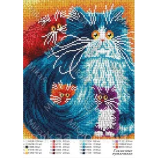 АС-115 Янтарь. Схема для вышивки бисером на холсте. АбрисАрт