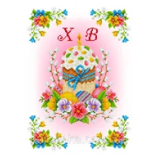 КБН-0007 Пасхальная накидка. Заготовка для вышивки бисером ТМ Каролинка