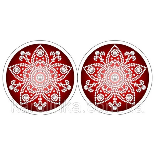 НГ-01 Заготовка новогодней игрушки для вышивки бисером и бусинами. ТМ Каролинка