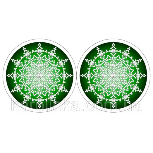 НГ-02 Заготовка новогодней игрушки для вышивки бисером и бусинами. ТМ Каролинка