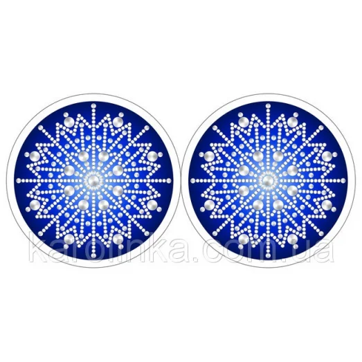 НГ-03 Заготовка новогодней игрушки для вышивки бисером и бусинами. ТМ Каролинка