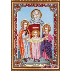АВ-421 Святые Вера, Надежда, Любовь и мать их София. Набор для вышивки бисером. Абрис Арт