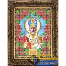 ФР-ИБ5-165 Николай Чудотворец (Угодник) в калине. Схема для вышивки бисером ТМ Фурор