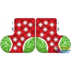 ФР-ИНБ-002 Игрушка новогодняя. Схема для вышивки бисером ТМ Фурор