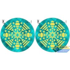 ФР-ИНБ-007 Игрушка новогодняя. Схема для вышивки бисером ТМ Фурор