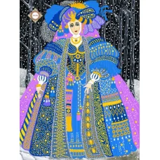 СЛ-3385 Рождественская чаровница. Схема для вышивки бисером ТМ Миледи