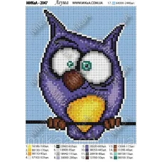 МИКА-2047 (А5) Агуша. Схема для вышивки бисером