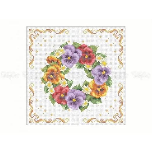 Т-307 (25*25) Тайстра. Схема для вышивки бисером Бисерок