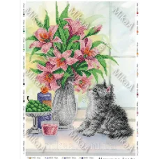 АС-038 Волшебная зима. Схема для вышивки бисером на холсте. АбрисАрт