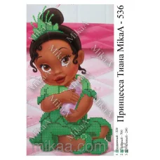 МИКА-0536 (А5) Принцесса Тиана. Схема для вышивки бисером