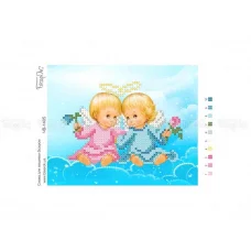 ЧВ-1405 Двойняшки. Схема для вышивки бисером Бисерок