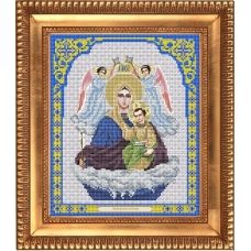 И-4039 Пресвятая Богородица Живоносный Источник. Схема для вышивки бисером Благовест