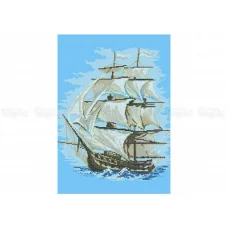 60-305 (30*40) Белые паруса. Схема для вышивки бисеромБисерок