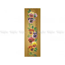 П-3201 (30*100) Анютины глазки. Схема для вышивки бисером. Бисерок 