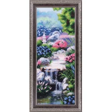 Б-210 Водопад в стиле "Фен-шуй". Набор для вышивки бисером Магия канвы