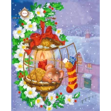 СЛ-4122 Сhristmas dreams. Схема для вышивки бисером ТМ Миледи