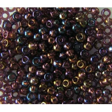 21060 Бисер непрозрачный павлиний хвост (синий)