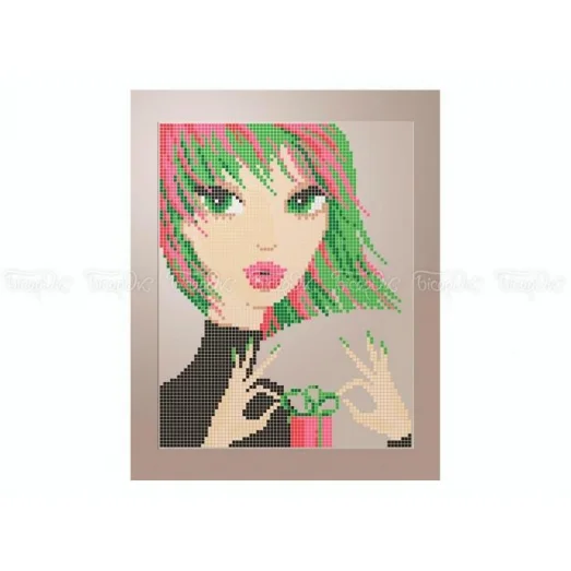 40-414 (20*25) Подарок. Схема для вышивки бисером Бисерок