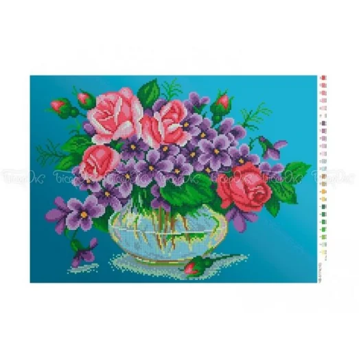 ЧВ-5174 Букет. Схема для вышивки бисером. Бисерок