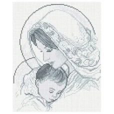 КРМ-66 Мадонна и дитя. Схема для вышивки бисером ТМ КО