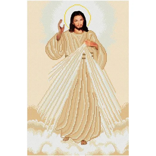 КРВ-66 Иисус, уповаю на тебя. Схема для вышивки бисером ТМ КО