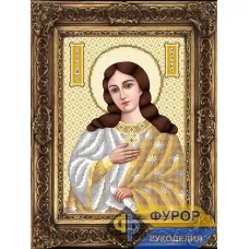 ФР-ИБ4-060-2 Марина Святая Великомученица (золото). Схема для вышивки бисером ТМ Фурор