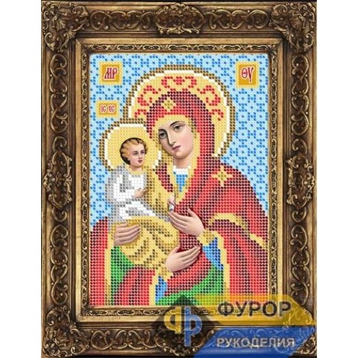 ФР-ИБ5-095-1 Пресвятая Богородица Троеручица. Схема для вышивки бисером ТМ Фурор