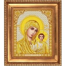 И-4050 Казанская Божия Матерь в золоте. Схема для вышивки бисером Благовест
