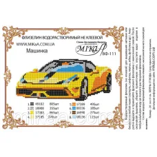 МИКА-ВФ-111 Схема на флизелине Машина