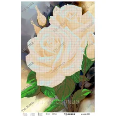 ЮМА-282 Розы. Схема для вышивки бисером