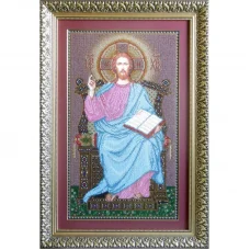 ІТ (набор) Иисус на троне. Набор для вышивки бисером БС Солес