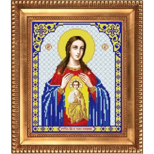 И-4064 Пресвятая Богородица Помошница в родах. Схема для вышивки бисером Благовест