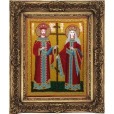БФ-491 Св. Константин и Елена. Набор для вышивки бисером Батерфляй