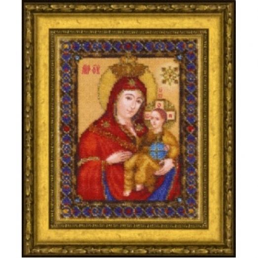 Б-1224 Икона Божьей Матери Вифлиемская. Набор для вышивки бисером Чаривна Мить
