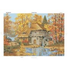 ЧВ-8008 Старая мельница. Схема для вышивки бисером. Бисерок