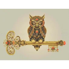 ЧВ-5370 (30*45) Ключ мудрости. Схема для вышивки бисером. Бисерок