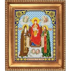 И-4070 Пресвятая Богородица Успение. Схема для вышивки бисером Благовест