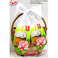 ВА-24014 Бант Пасхальный для вышивки бисером БисерАрт