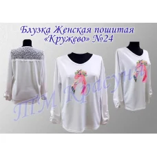 БЖПК-24 Блузка женская пошитая Кружево. ТМ Красуня